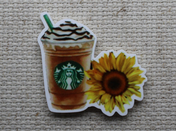 First view of Sunflower Coffee Drink Needle Minder.