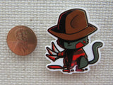 Second view of Horror Movie Cat Needle Minder.