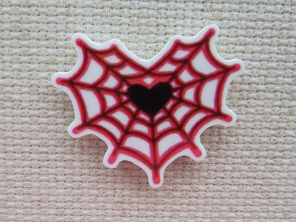 First view of Heart Shaped Spider Wed Needle Minder.