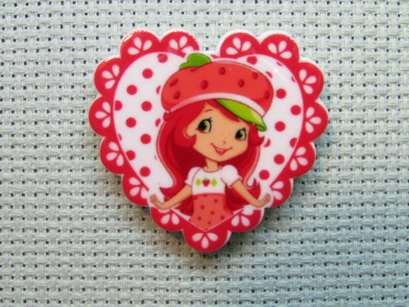 First view of the Strawberry Shortcake in a Heart Needle Minder
