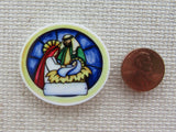 Second view of Nativity Scene Needle Minder.