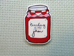 First view of the Teaching is my Jam Needle Minder