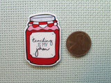 Second view of the Teaching is my Jam Needle Minder