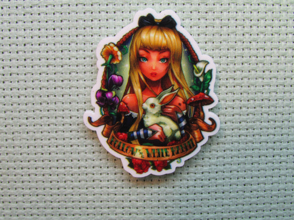First view of the Follow the White Rabbit Needle Minder