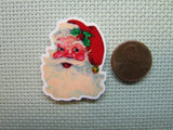 Second view of the Santa Face Needle Minder