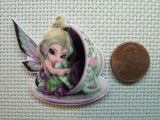Second view of the Fairy in a Teacup Needle Minder