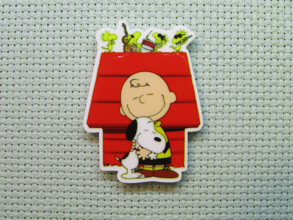 First view of the Woodstock Band Playing for Charlie Brown and Snoopy Needle Minder