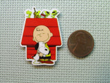Second view of the Woodstock Band Playing for Charlie Brown and Snoopy Needle Minder