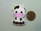 Second view of the Cute Cow Needle Minder
