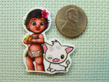 Second view of the Young Moana and Pua Needle Minder