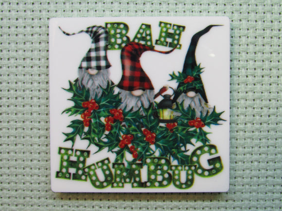 First view of the Bah Humbug Christmas Gnomes Needle Minder