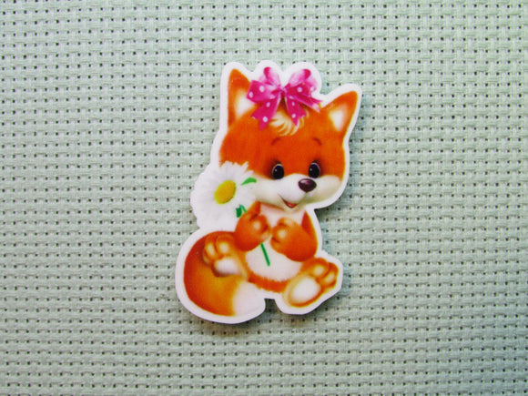 First view of the Cute Fox Needle Minder