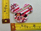 Third view of the Mickey and Minnie Christmas Needle Minder