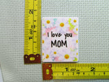 Third view of the I Love You White Daisies Needle Minder