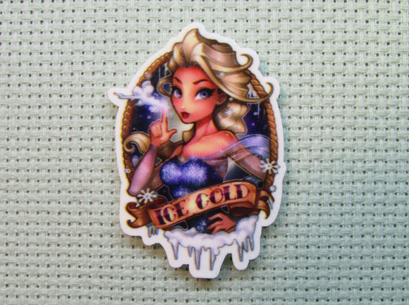 First view of the Ice Cold Elsa Needle Minder