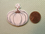 Second view of the White Pumpkin Needle Minder