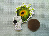 Second view of the Snoopy, Sunflower and Butterflies Needle Minder