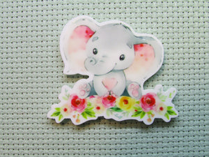 First view of the Flowery Elephant Needle Minder