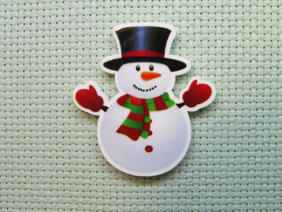First view of the Snowman Needle Minder