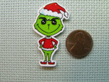 Second view of the Grinch Needle Minder