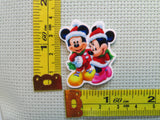 Third view of the Mickey and Minnie Ready for Christmas Needle Minder