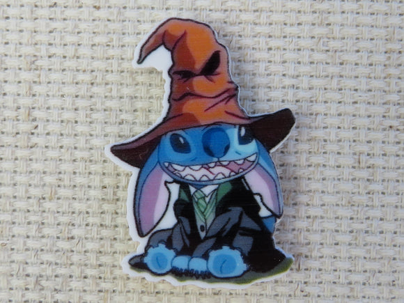 First view of Stitch is Wearing the Sorting Hat Needle Minder.