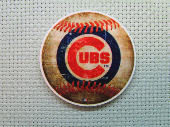 First view of the Cubs Baseball Needle Minder