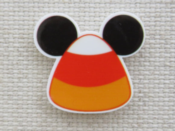 First view of Candy Corn Mickey Ears Needle Minder.