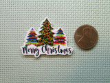 Second view of the Colorful Merry Christmas Trees Needle Minder