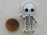 First view of Happy Skeleton Needle Minder.