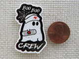 Second view of Boo Boo Crew Ghost Needle Minder.