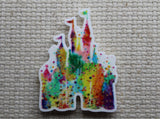 First view of A Splash of Color Disney Castle Needle Minder. 