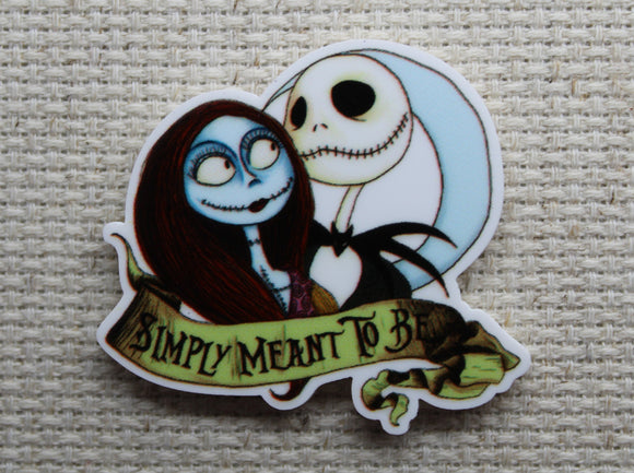 First view of simply meant to be Jack and Sally needle minder.