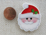 Second view of Jolly Santa Needle Minder.