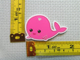 Third view of the Pink Whale Needle Minder