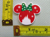 Third view of the Christmas Minnie Head with A White Castle Needle Minder