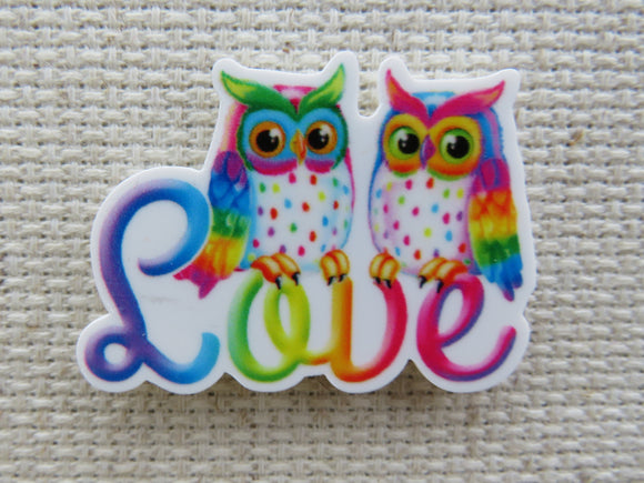 First view of Owls in Love Needle Minder.
