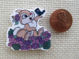 Second view of Thumper Has a Bird Friend Needle Minder.