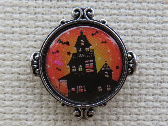 First view of Charming Haunted House Needle Minder.