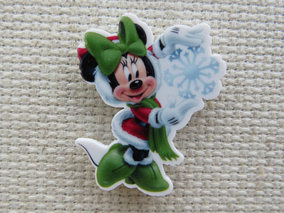 First view of Snowflake Minnie Mouse Needle Minder.
