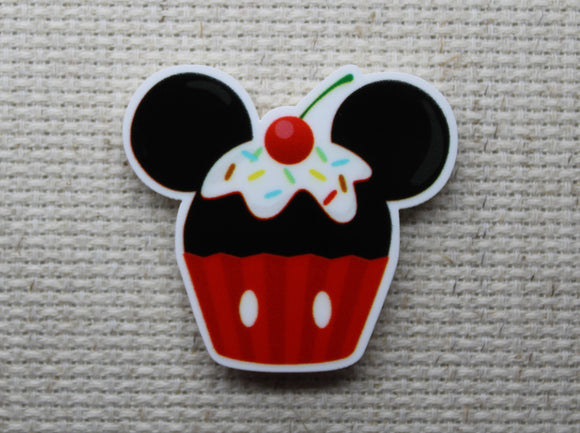 First view of Mickey Mouse Themed Cupcake Needle Minder.