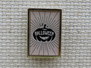 First view of Charming Halloween Pumpkin Needle Minder.