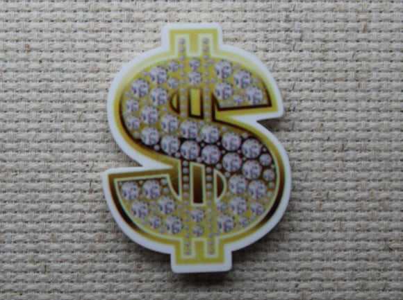 First view of Diamond Dollar Sign Needle Minder.