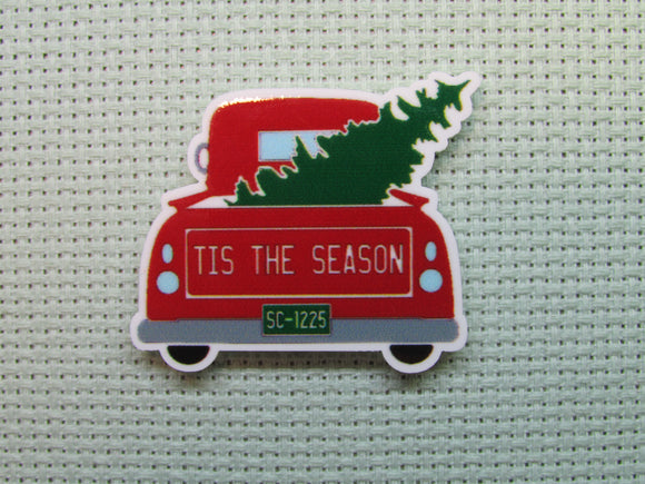 First view of the Tis The Season Christmas Truck Needle Minder