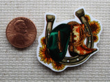 Second view of Western Themed Needle Minder.