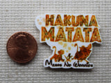 Second view of Hakuna Matata Means No Worries Needle Minder.