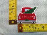 Third view of the Tis The Season Christmas Truck Needle Minder