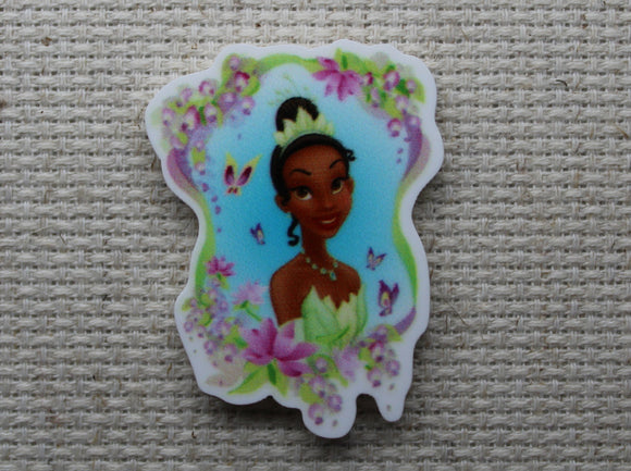 First view of Princess Tiana with Butterflies Needle Minder.
