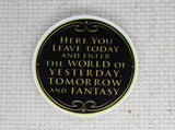 First view of Here You Leave Today and Enter the World of Yesterday, Tomorrow and Fantasy Needle Minder.