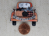 Second view of trick or treat needle minder.